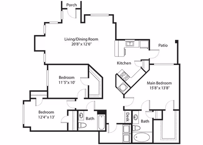 Unit 0711 0711 floor plan